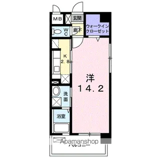 サンセール宮ノ陣【6階】の間取り