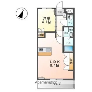クレストール【2階】の間取り