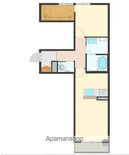 コスモ ラ・ペ【1階】の間取り