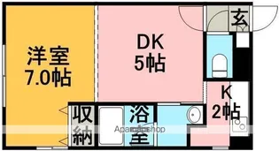 コスモ美香保【1階】の間取り