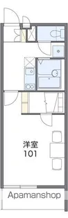 レオパレスサンレイクハーモニー【2階】の間取り
