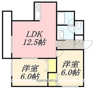 NEO21【303号室】の間取り