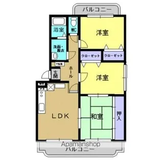 ユーミーコスモ【1階】の間取り
