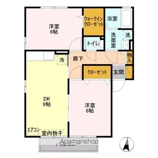 ザ・ハウス野田 Ⅱ【2階】の間取り