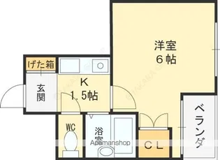 BELONG千林【5階】の間取り