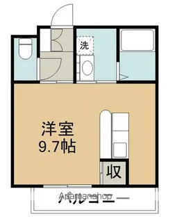 サニープレイス向山【1階】の間取り