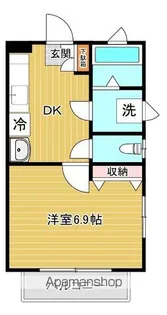 弁財天アパート パートⅢ【2階】の間取り