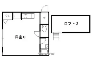 センチュリープラザ丹波橋【101号室】の間取り