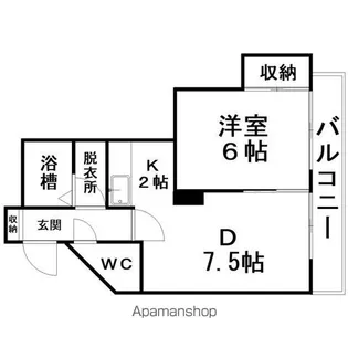 タミヤハイツ【3階】の間取り