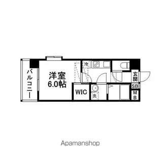 エンクレスト天神FOCUS【11階】の間取り