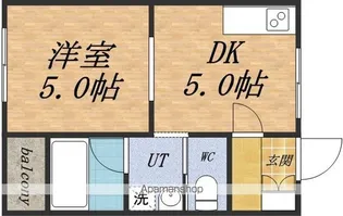 NICO【303号室】の間取り