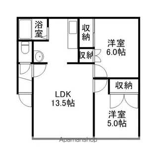 ベルコート【2階】の間取り