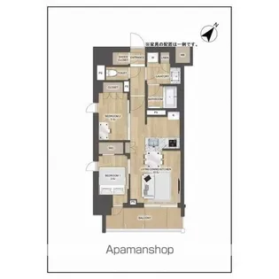 プレディアコート大森山王【7階】の間取り