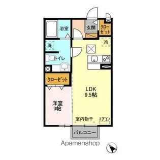 アメージング A・B【1階】の間取り