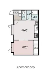 パセオ東光4.1【201号室】の間取り