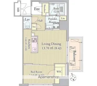 グロリアス西荻窪【6階】の間取り