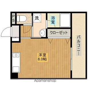 レジデンスパルコ【205号室】の間取り