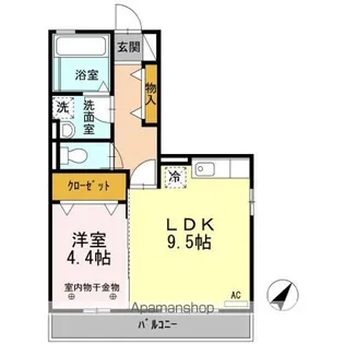ソレーユ【3階】の間取り