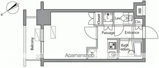 レジディア横濱関内【5階】の間取り