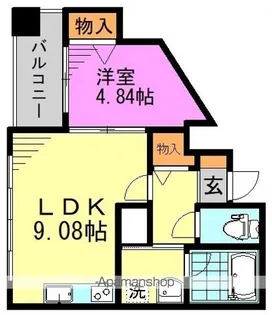 ドゥーエ東高円寺【5階】の間取り