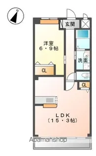 ノーヴィ ザーモック(NOVY ZAMOK)【2階】の間取り