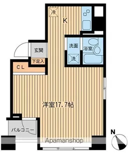 メゾン・デュ・オーラ 山下町【6階】の間取り