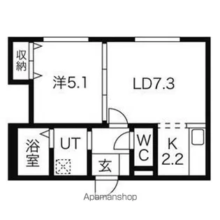 GLASS N21【3階】の間取り