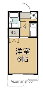 モッキンバード【306号室】の間取り