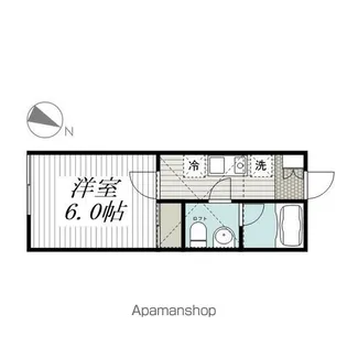 シエル山手【1階】の間取り