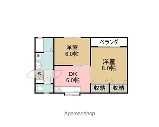 パークサイド小針【2階】の間取り