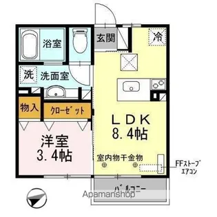 シルフハイム B【1階】の間取り