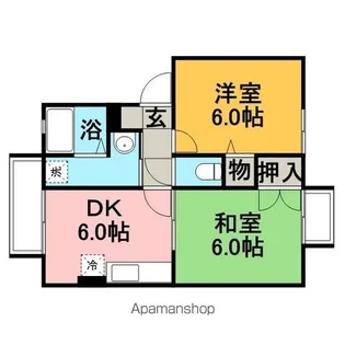 プレミールカタオサ【2階】の間取り
