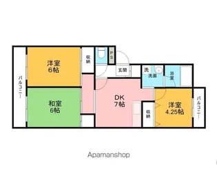 プランドールヤマダ【3階】の間取り