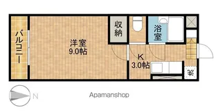 メゾンポプリ【3階】の間取り