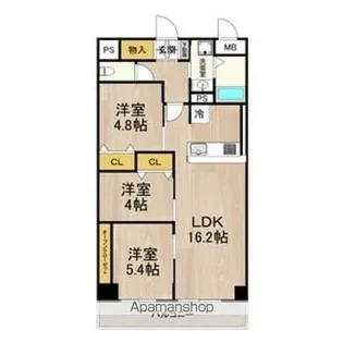 インプルーブ金山【6階】の間取り