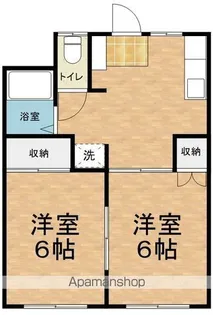 エーデルハイツ【102号室】の間取り