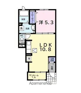 アルーシャ・I【1階】の間取り