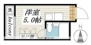 東京都渋谷区神宮前1丁目【マンション】の間取り