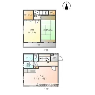 グランビュー本田町【1階】の間取り