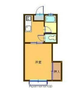 コーポ鎌田B【205号室】の間取り