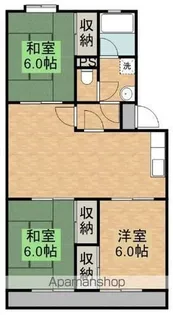 レジデンス恒久南218【4階】の間取り