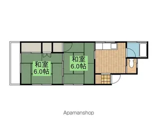 中屋敷荘【2階】の間取り