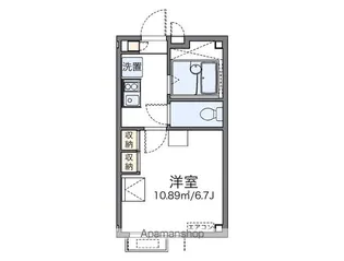 レオパレスブライトン ヒル【2階】の間取り