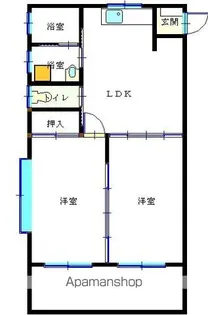 ひのハイツ【305号室】の間取り