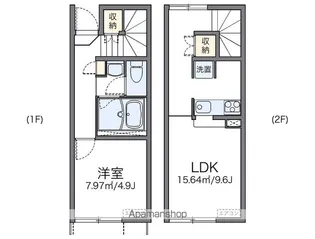 レオネクストハピネス【102号室】の間取り