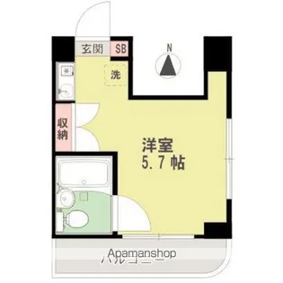 東京都立川市錦町3丁目【マンション】の間取り
