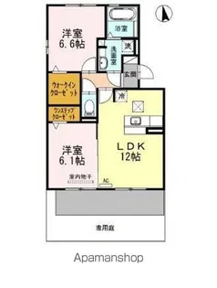 パストラル八田 A棟【2階】の間取り