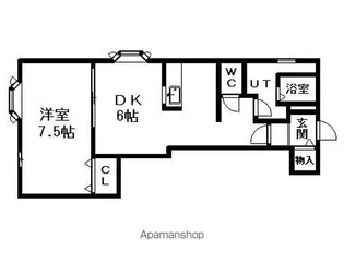 CABIN25【3階】の間取り