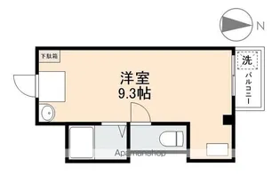 ルーブル・ラ・メゾン【304号室】の間取り