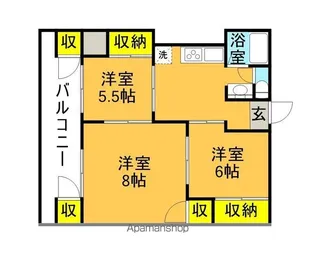 図景ヒルズ【5階】の間取り
